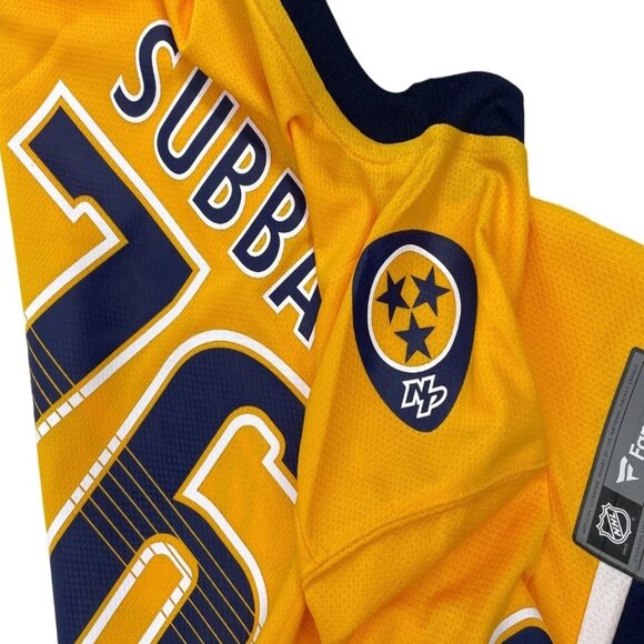 NEW Nashville Predators Subban Fanatics NHL Hockey Jersey Boys Youth L/XL - Picture 5 of 11
